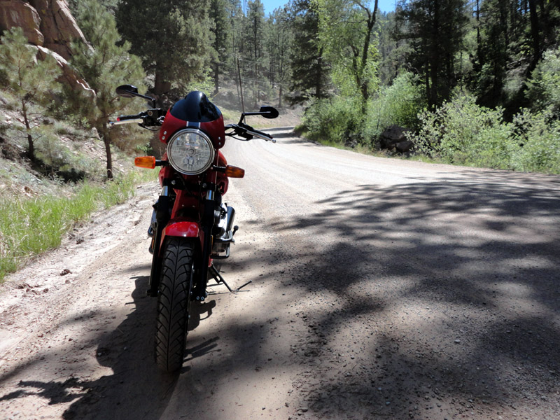 Photo taken on gravel-road portion of the ride.