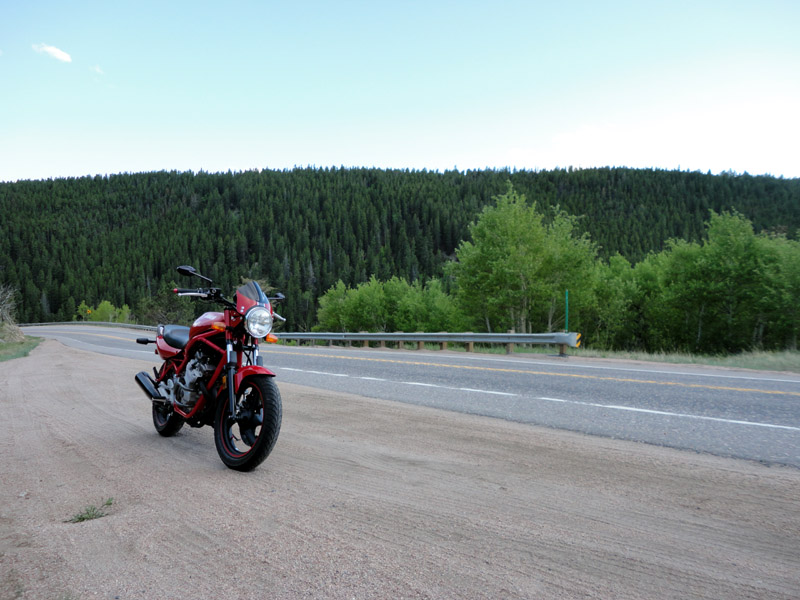 XJ600 taken on Golden Gate Canyon motorcycle ride