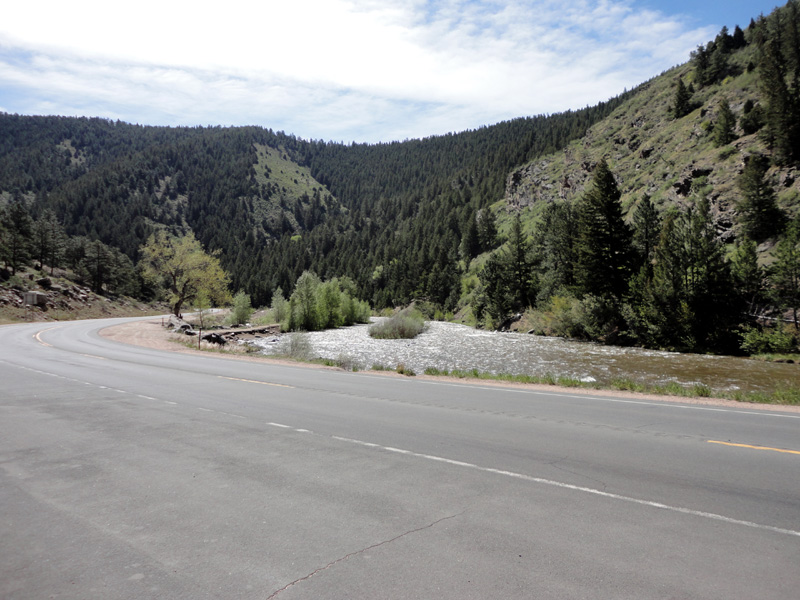 Photograph taken on the Coal Creek Canyon motorcycle ride