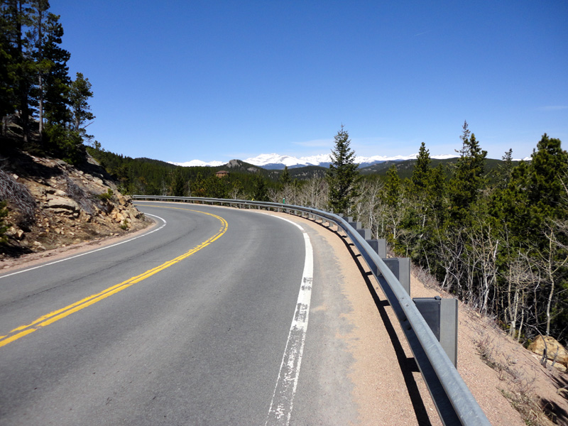 Photograph taken in Clear Creek while riding motorcycle ride.