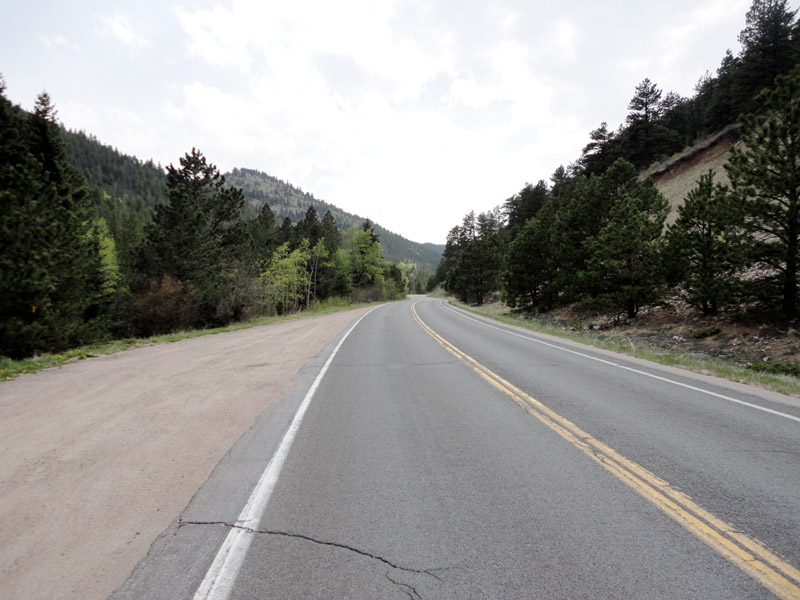 Photograph taken on Lefthand Canyon ride