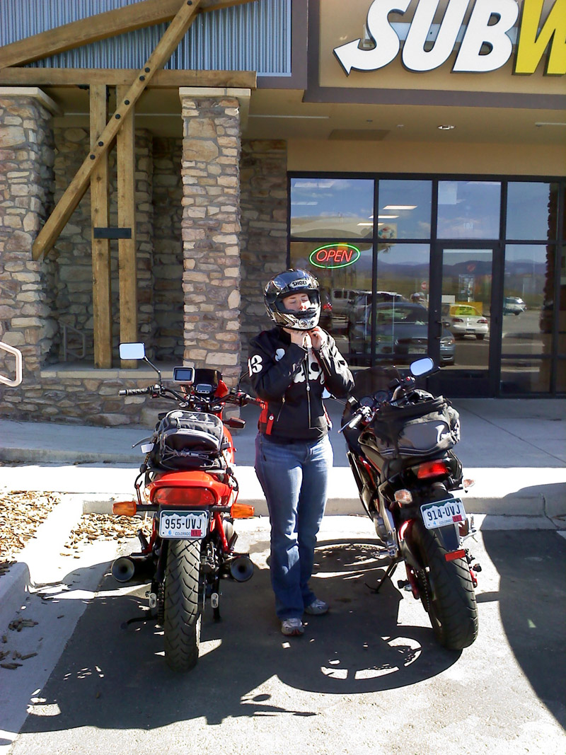 Photo taken at Subway lunch stop in Grandby.  